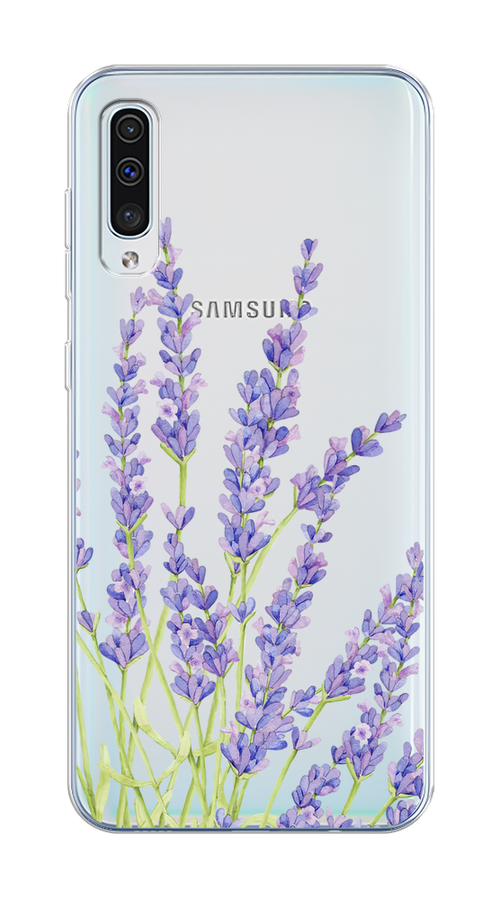 

Чехол Homey на Samsung Galaxy A50 "Лавандовые стебли", Фиолетовый;зеленый, 27750-1