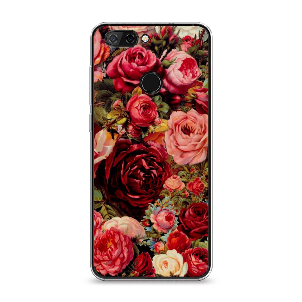 

Чехол Awog на ZTE Blade V9 / ЗТЕ Блэйд V9 "Розы винтажные", 132450-8