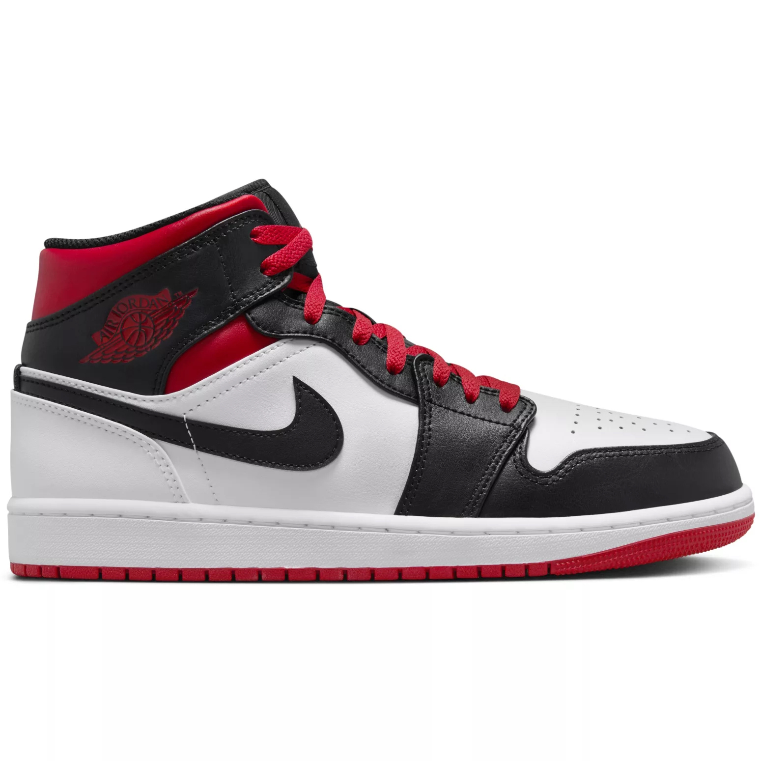 

Кеды унисекс Jordan 1 Mid белые 13 US, Белый, 1 Mid