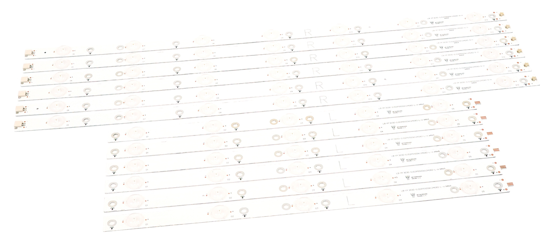 Светодиодная подсветка LB-PF3030-GJD2P5500612AG82-R, LB-PF3030-GJABL500612AFB2-R, 50