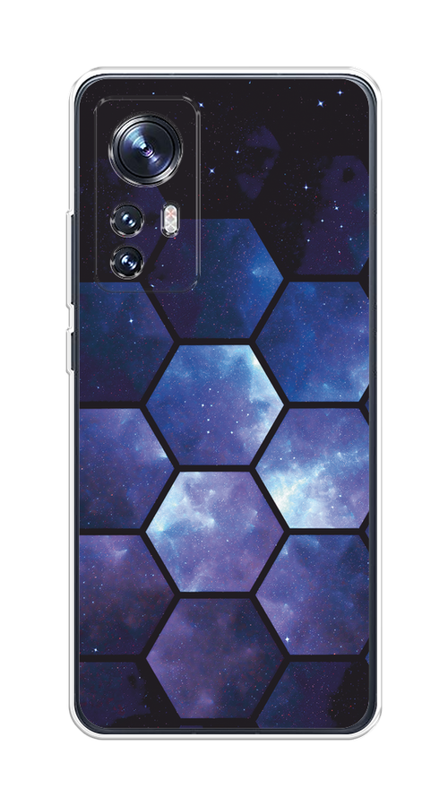 

Чехол Homey на Xiaomi 12 "Соты космос", Черный;фиолетовый, 312950-1