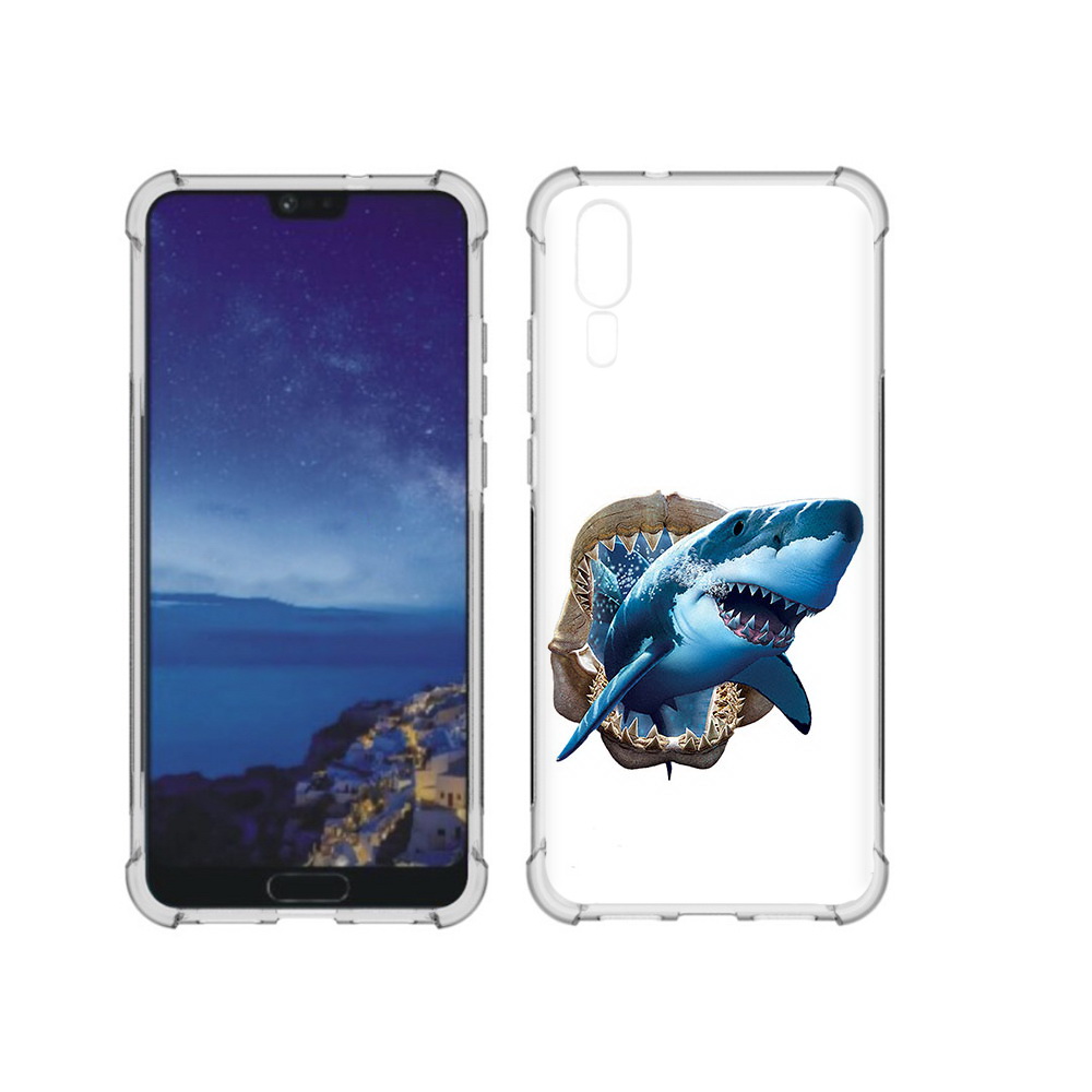 

Чехол MyPads Tocco для Huawei P20 челюсти (PT108006.52.675), Прозрачный, Tocco