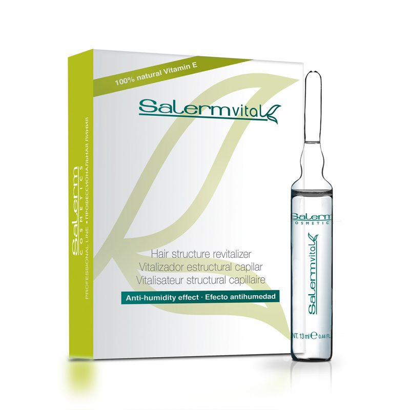 

Витаминизирующий флюид Salerm Salermvital Hair Structure Revitalizer 4х13 мл