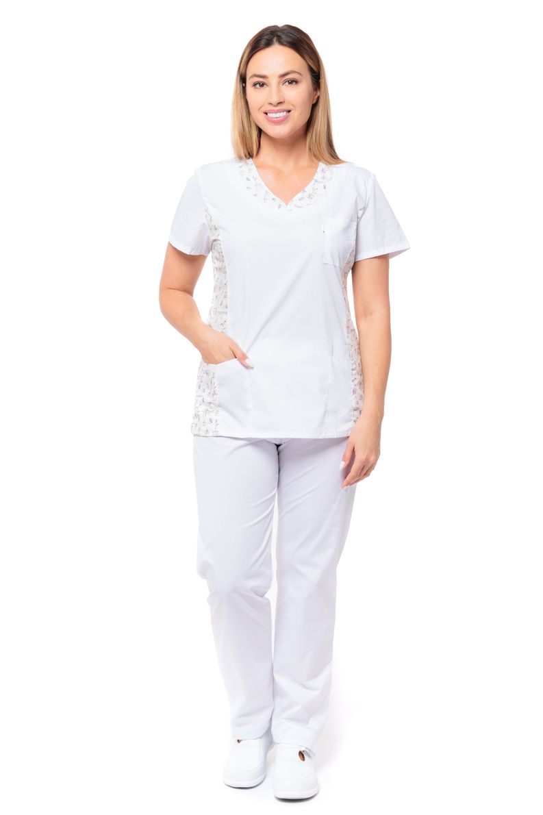 фото Костюм медицинский женский medicalwear магнолия 102 белый 44 ru