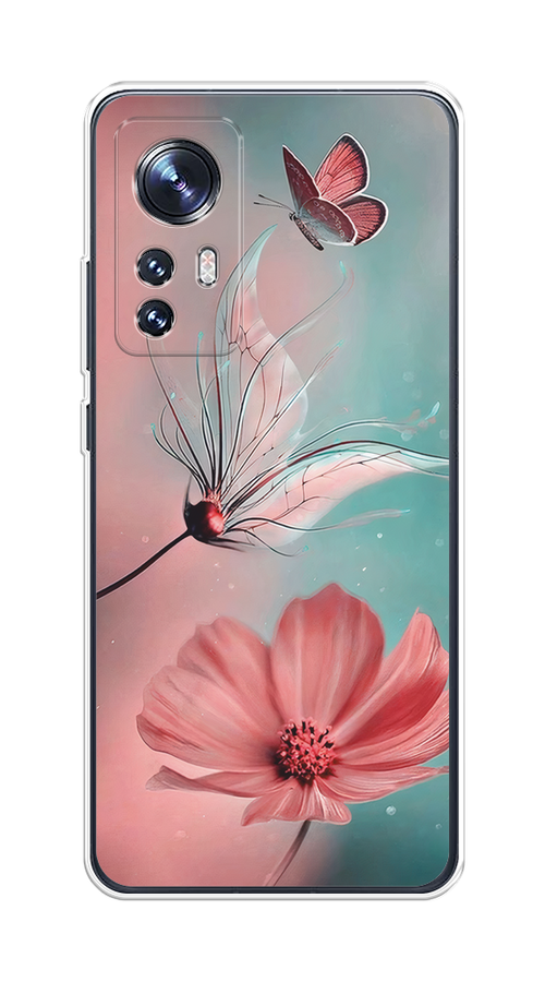 

Чехол Homey на Xiaomi 12 "Бабочка и цветок", 312950-1