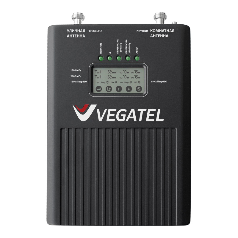 Репитер сотвой связи 2G/3G/4G/LTE VEGATEL VT3-1800/3G (LED)