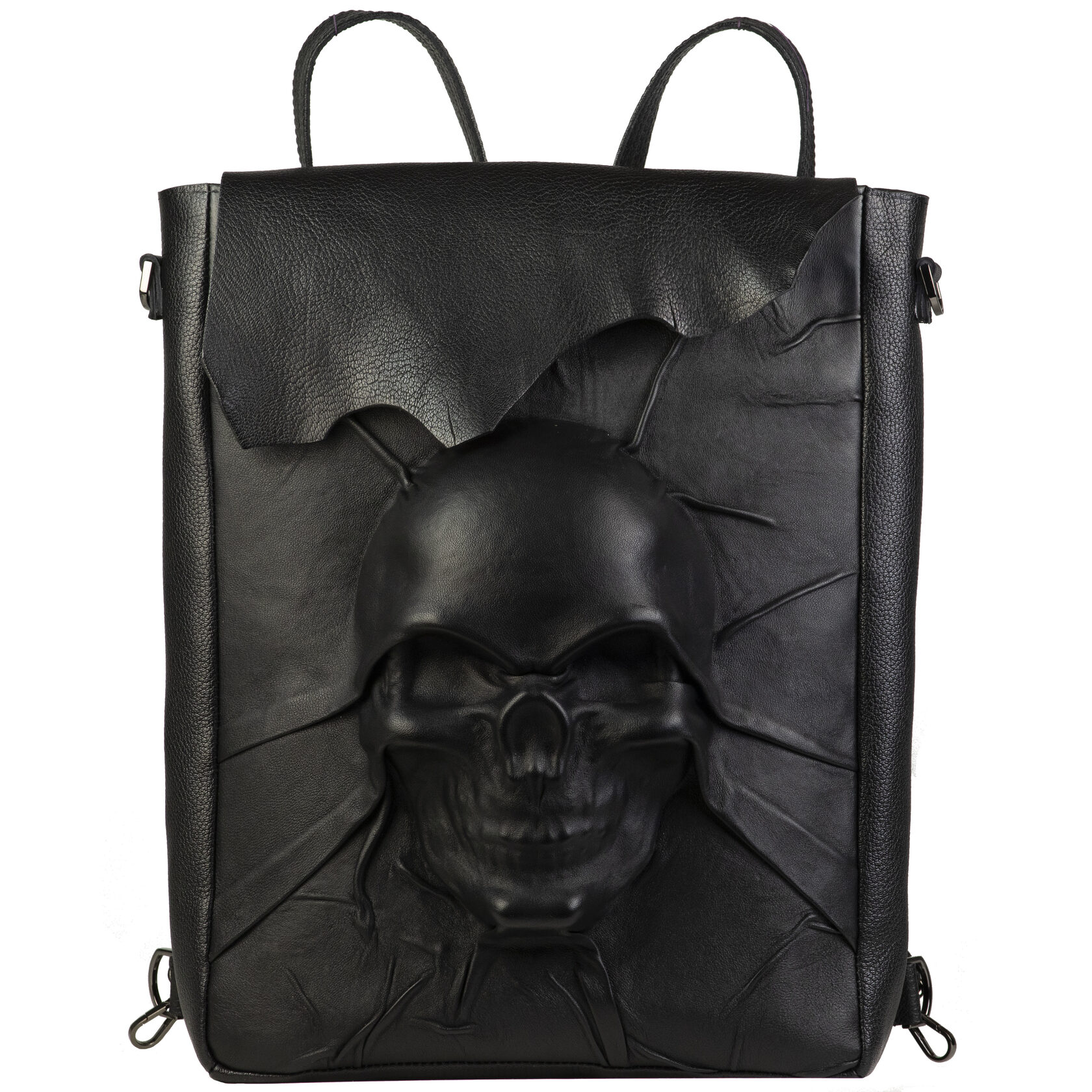 фото Рюкзак унисекс dagon black skull carnaval черный, 30х40х6 см