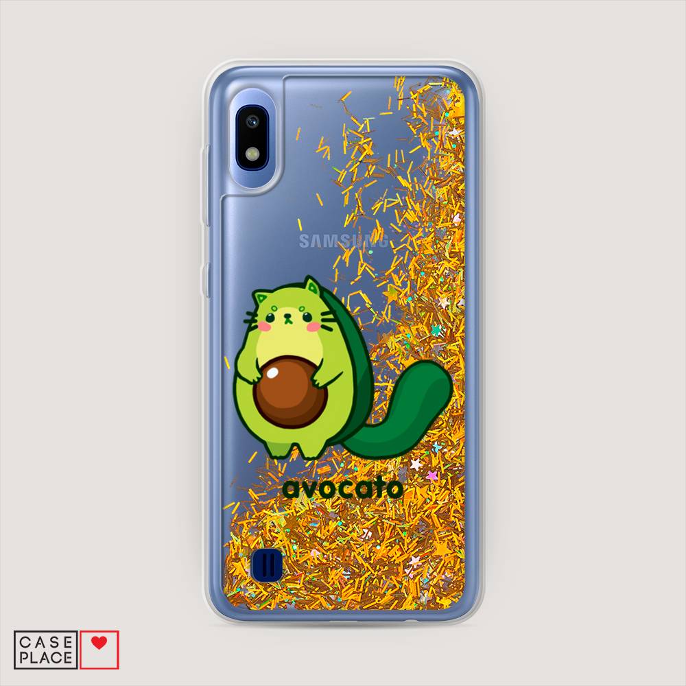 

Жидкий чехол с блестками "Avocato" на Samsung Galaxy A10, 27990-1