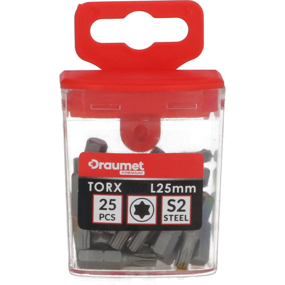 

DRAUMET PREMIUM Биты TORX T10 25мм 25шт. CR-V S2 D0007