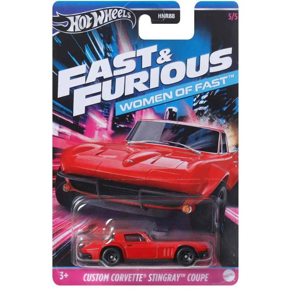 

Машинка Hot Wheels Fast & Furious Custom Corvette Stingray Coupe 5/5 HNR88 HRW40