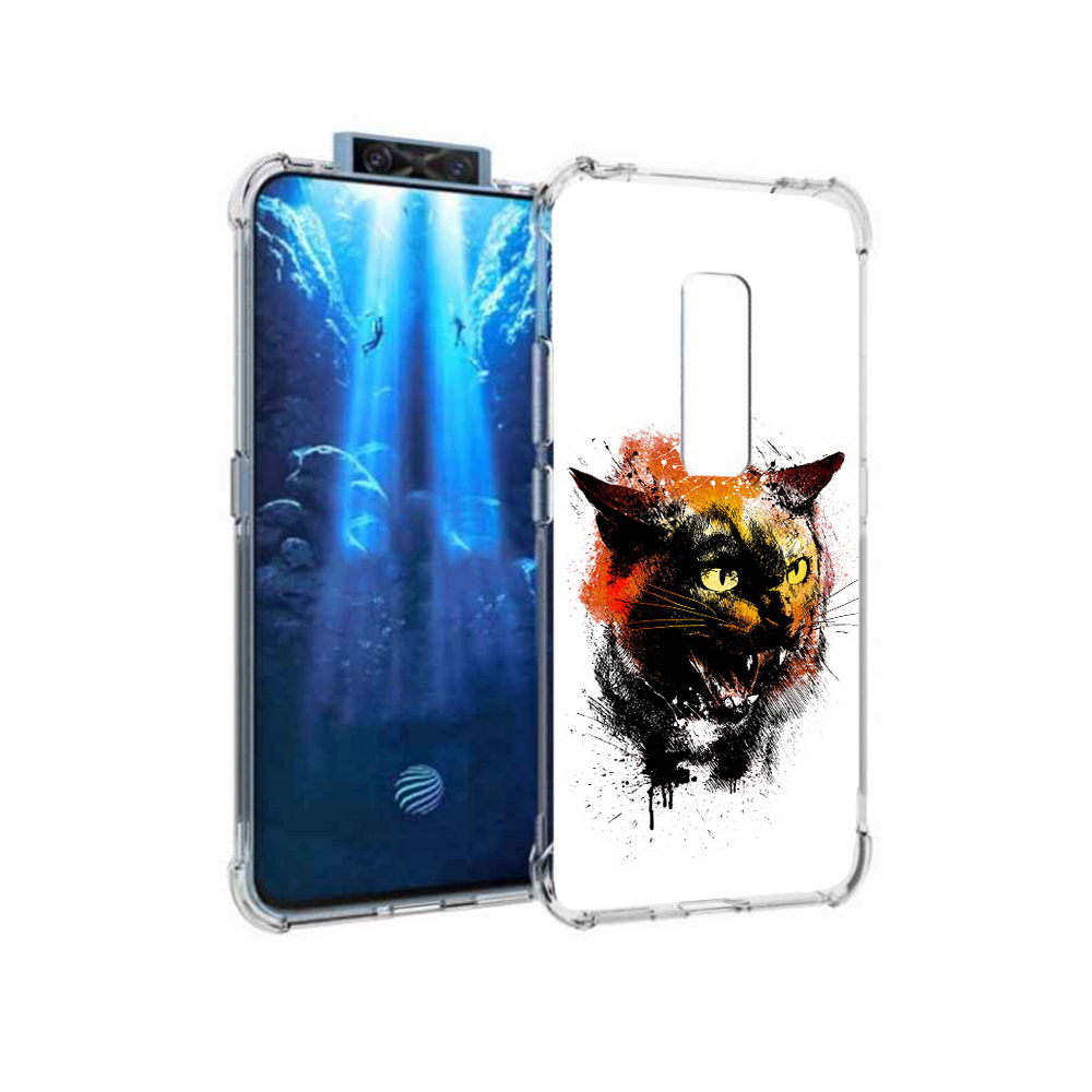 

Чехол MyPads Tocco для Vivo V17 Pro сиамский кот (PT226965.387.598), Прозрачный, Tocco