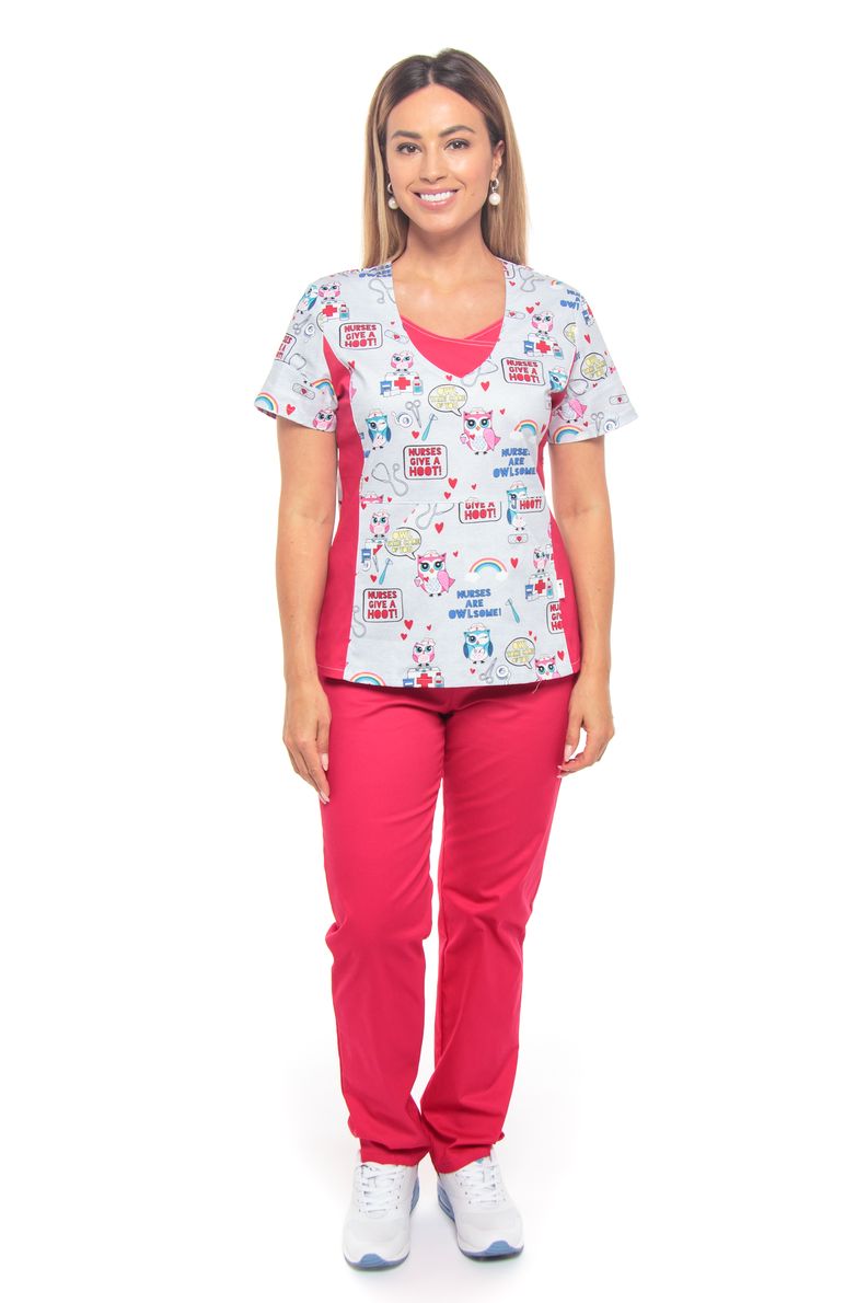 фото Костюм медицинский женский medicalwear киса 124 красный 46 ru