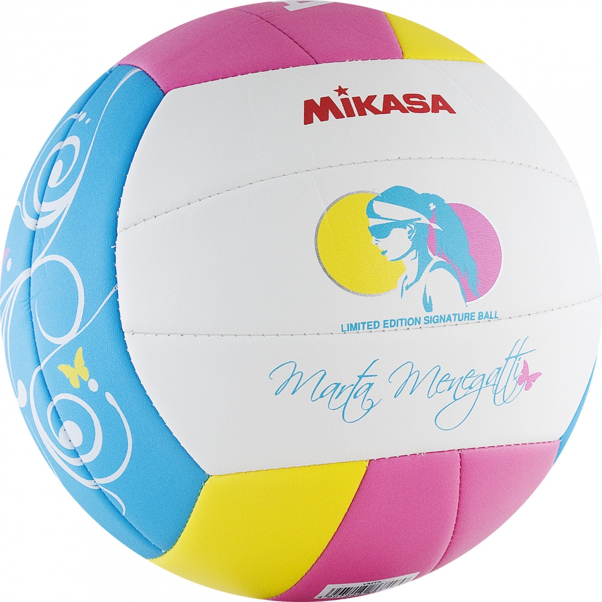 

Волейбольный мяч Mikasa VMT5 №5 white/blue/pink/yellow, VMT5