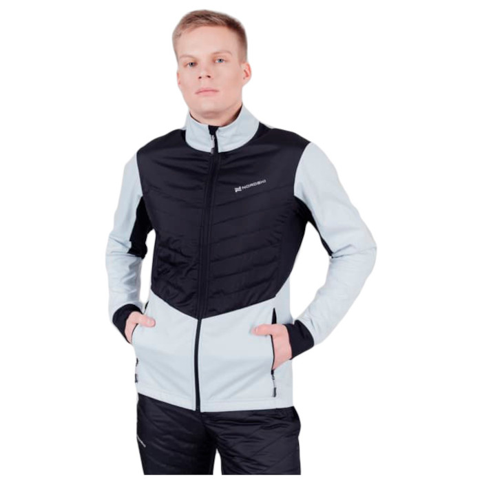 

Олимпийка мужская NordSki Hybrid Pro черная L, Черный, Hybrid Pro