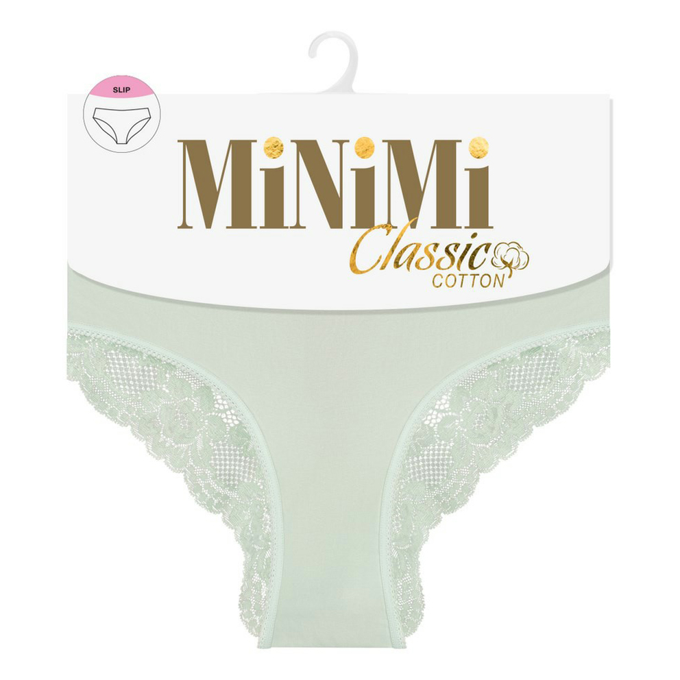 

Трусы женские Minimi Basic зеленые 50 RU, Зеленый