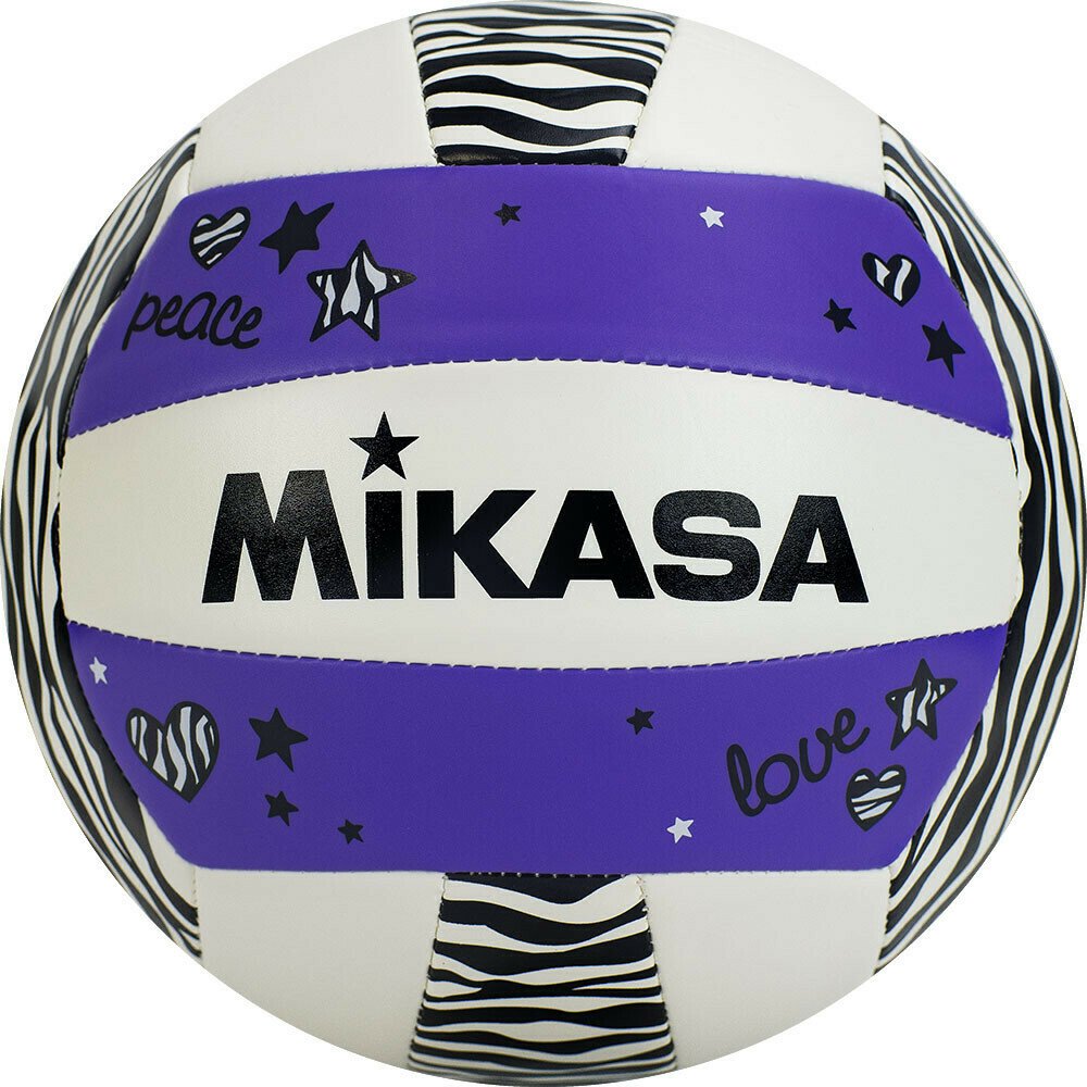 фото Волейбольный мяч mikasa vxs-zb-pur №5 white/black/purple