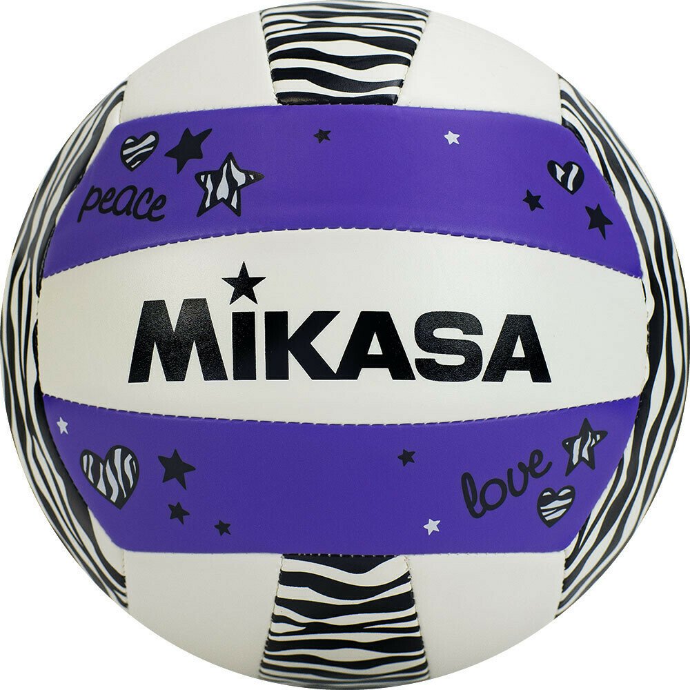 

Волейбольный мяч Mikasa VXS-ZB-PUR №5 white/black/purple, VXS-ZB-PUR