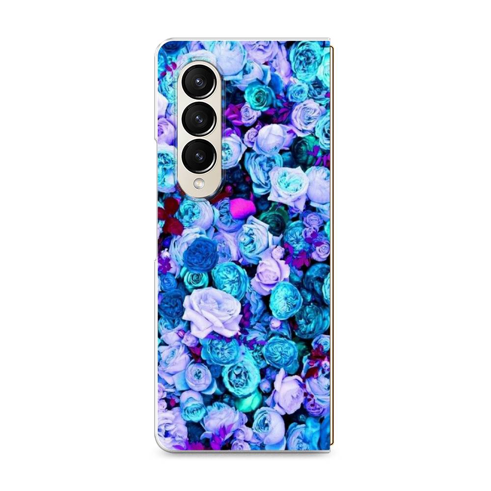 

Чехол на Samsung Galaxy Z Fold 4 "Цветочный ковер", Фиолетовый, 2106950-2
