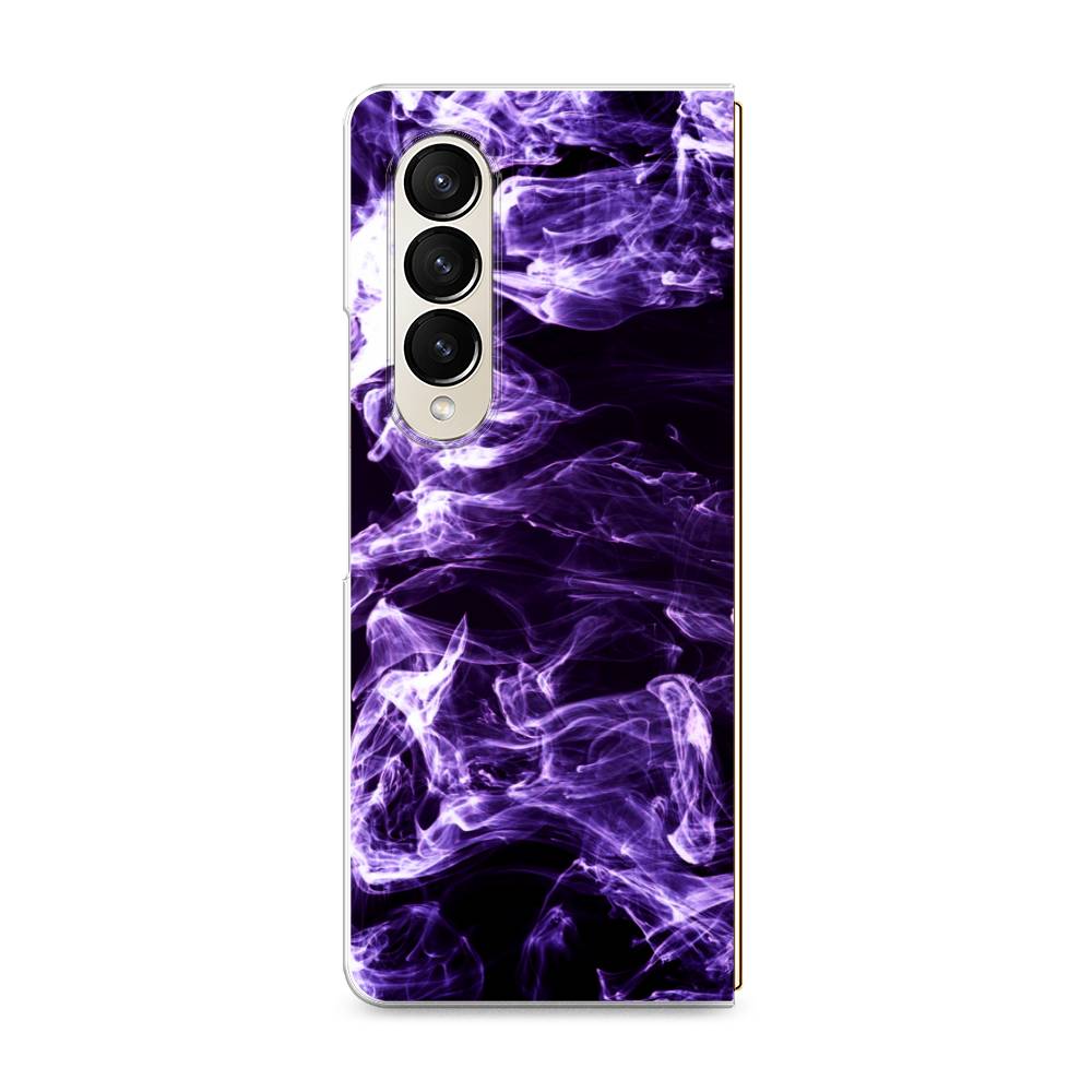 

Чехол на Samsung Galaxy Z Fold 4 "Фиолетовый дым", Фиолетовый;белый;черный, 2106950-3