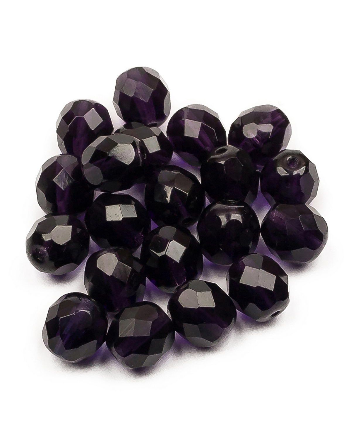 

Стеклянные чешские бусины, Fire polished beads, ганеные круглые, 8 мм, Deep Violet, 20шт, Фиолетовый, FP-8