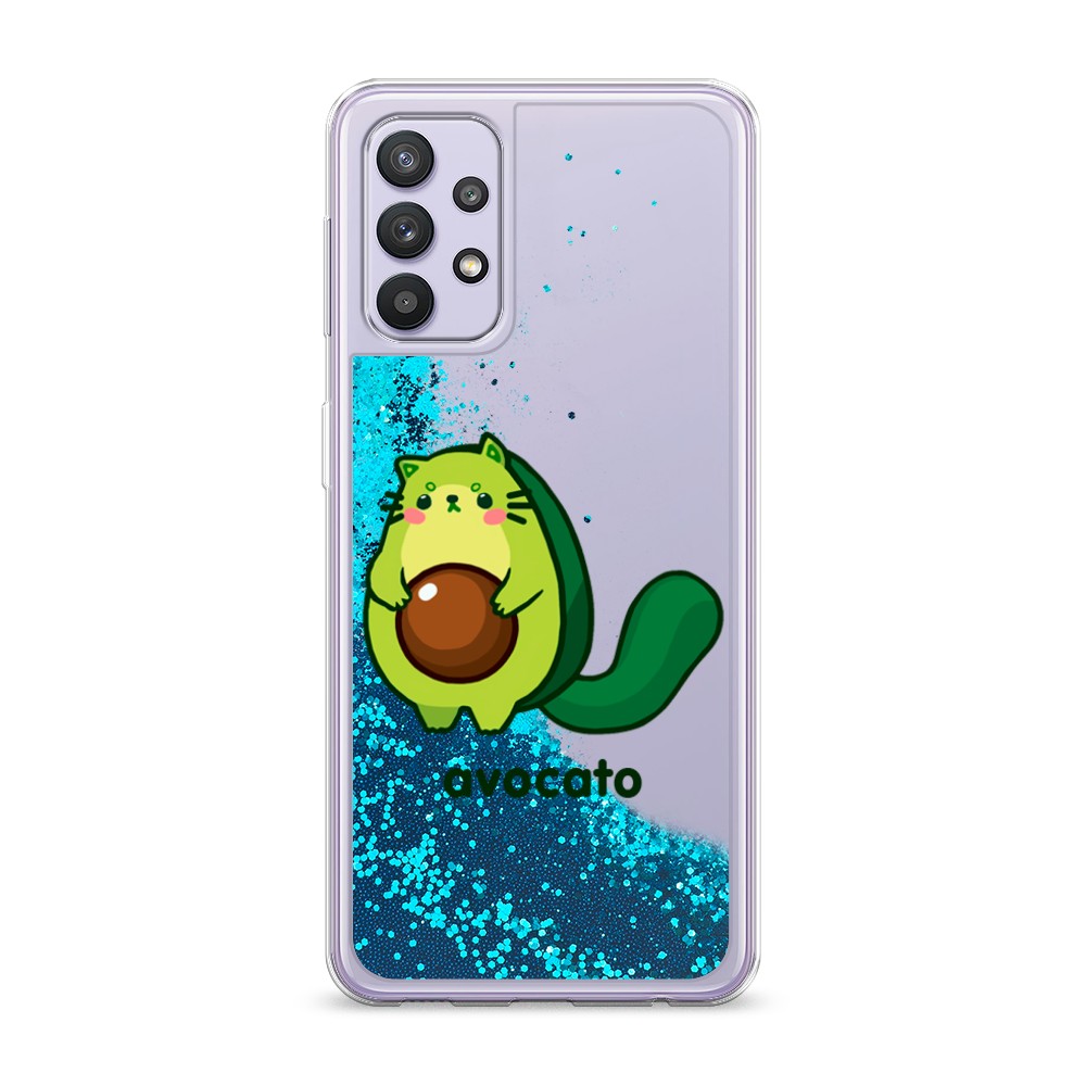 

Жидкий чехол с блестками "Avocato" на Samsung Galaxy A32, 2102093-1