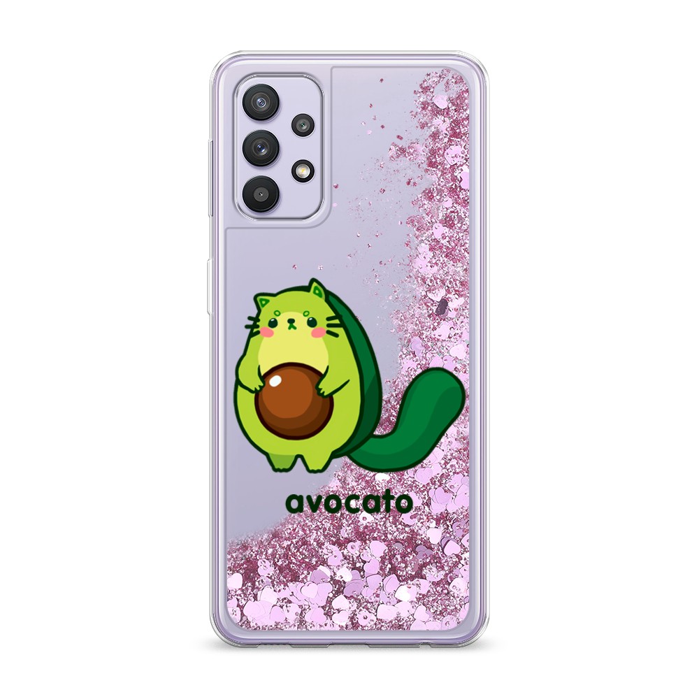 

Жидкий чехол с блестками "Avocato" на Samsung Galaxy A32