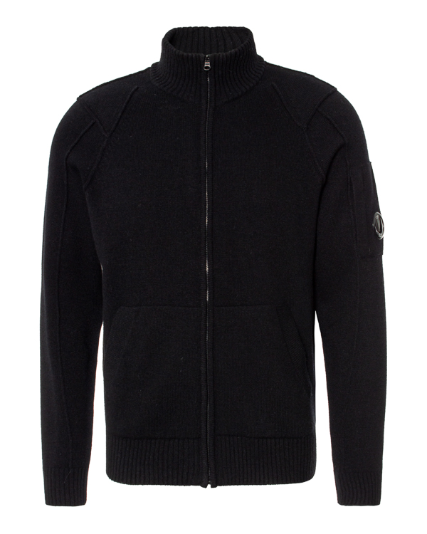 

Кардиган мужской C.P. COMPANY 09CMKN159A черный 48 IT, 09CMKN159A