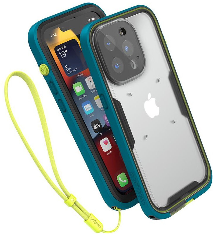 фото Водонепроницаемый чехол catalyst total protection case для iphone 13 pro, marine blue