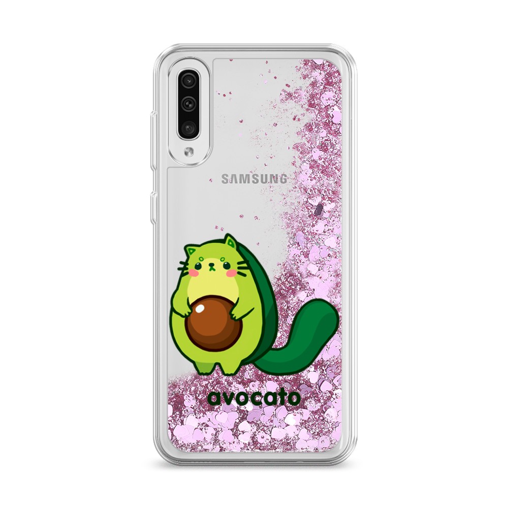 

Жидкий чехол с блестками "Avocato" на Samsung Galaxy A50