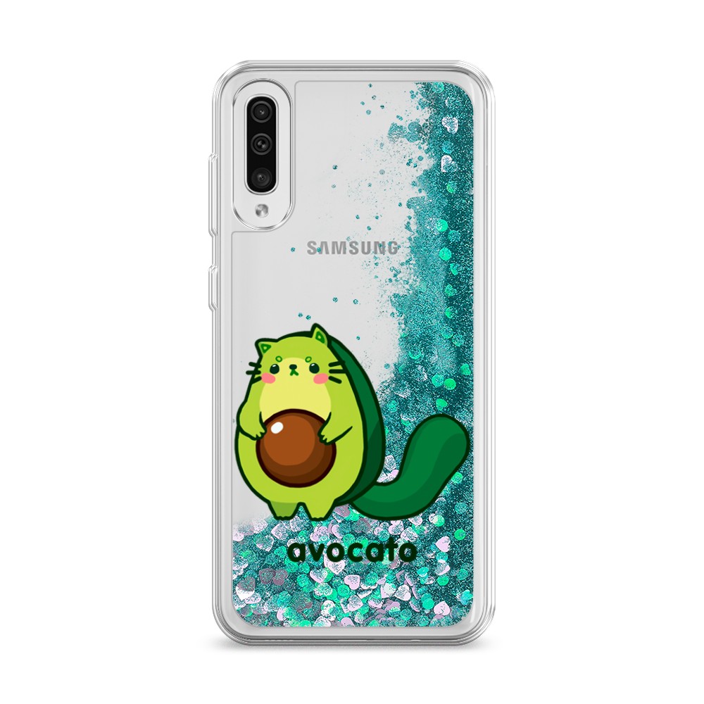 

Жидкий чехол с блестками "Avocato" на Samsung Galaxy A50, 27795-1