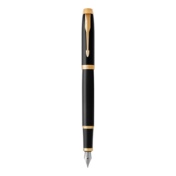 

Ручка перьевая Parker Im Core Black Lacquer GT, средняя 1.0мм, подар/уп 1931652