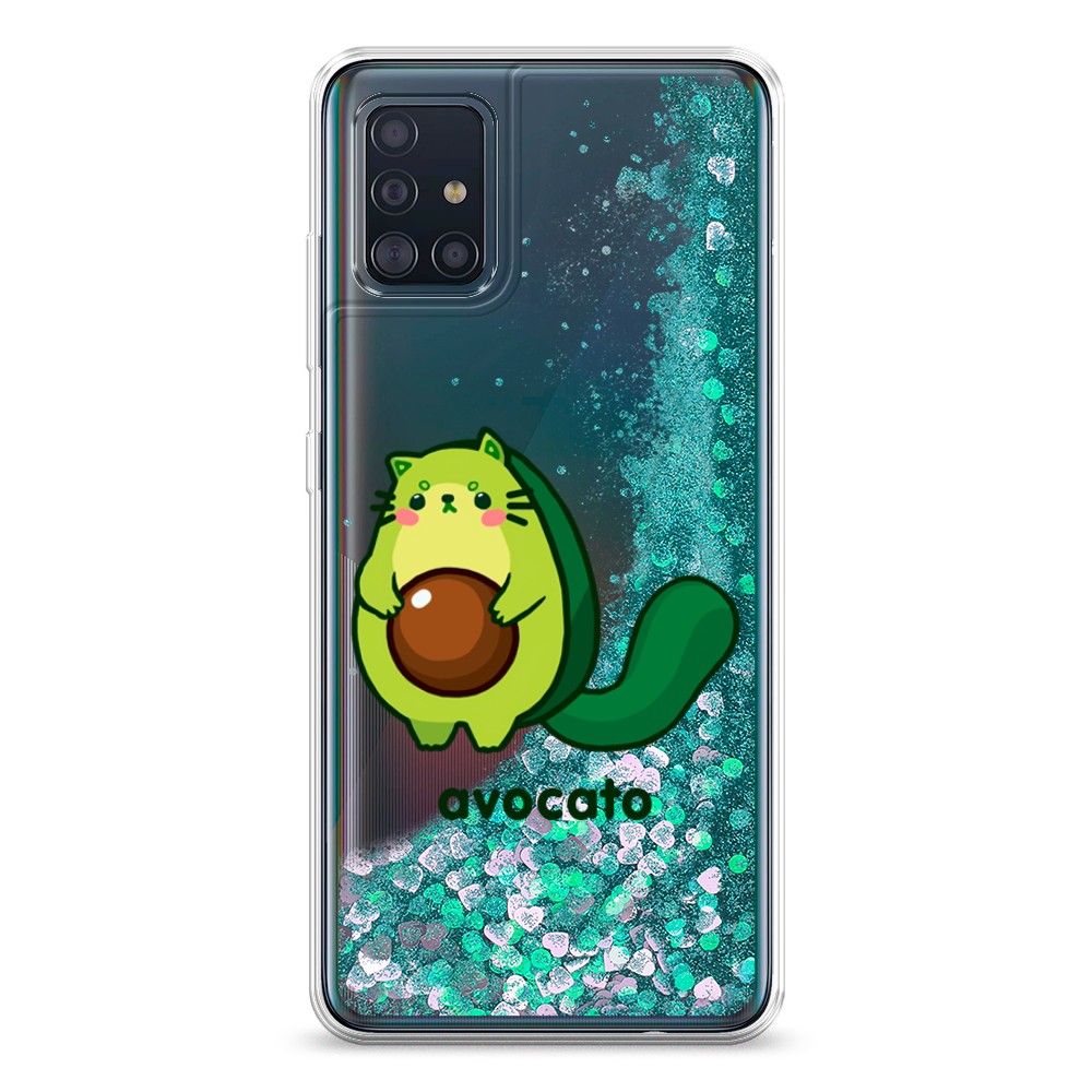 

Жидкий чехол с блестками "Avocato" на Samsung Galaxy A51, 28995-1