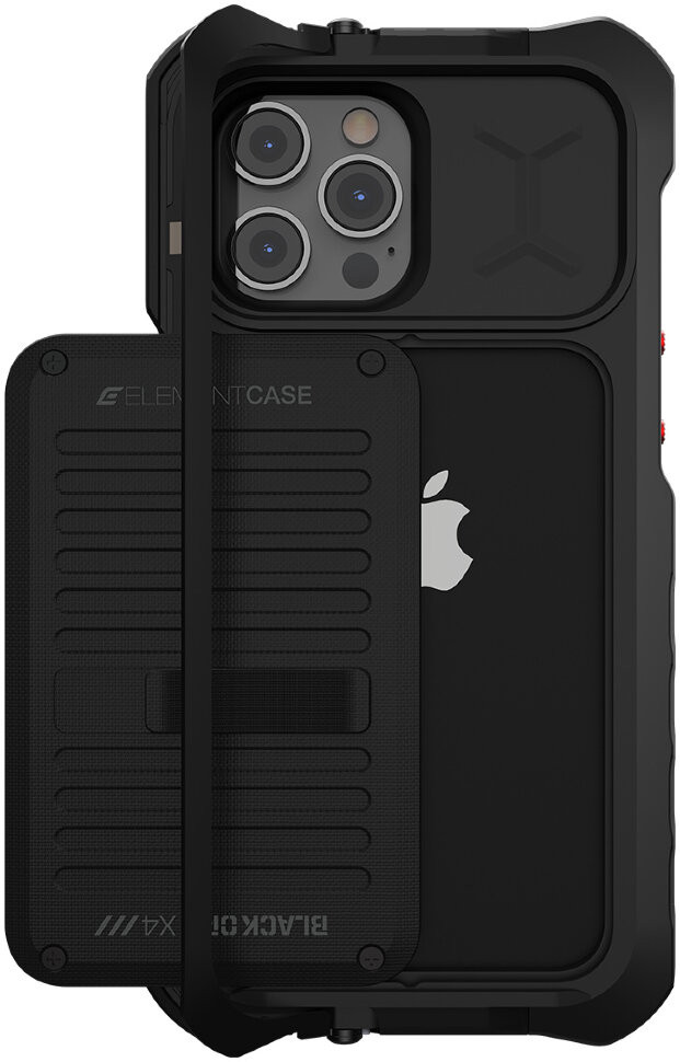 фото Чехол element case black ops x4 2021 для iphone 13 pro, черный