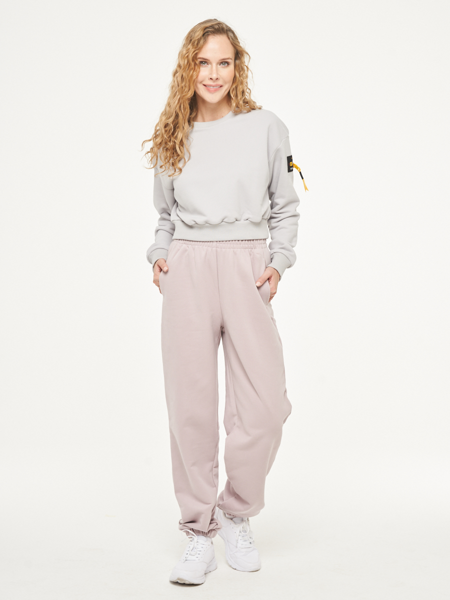 

Свитшот женский BE YOU 7222-30020 серый 46-48 RU, 7222-30020