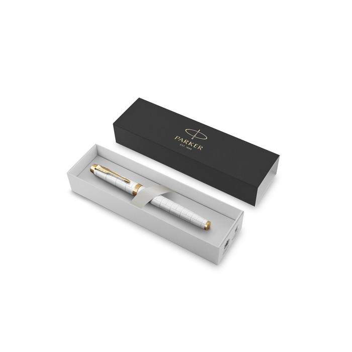 

Ручка перьевая Parker Im Premium Pearl GT, 1.0мм, жемчужная, подар/уп 2143652
