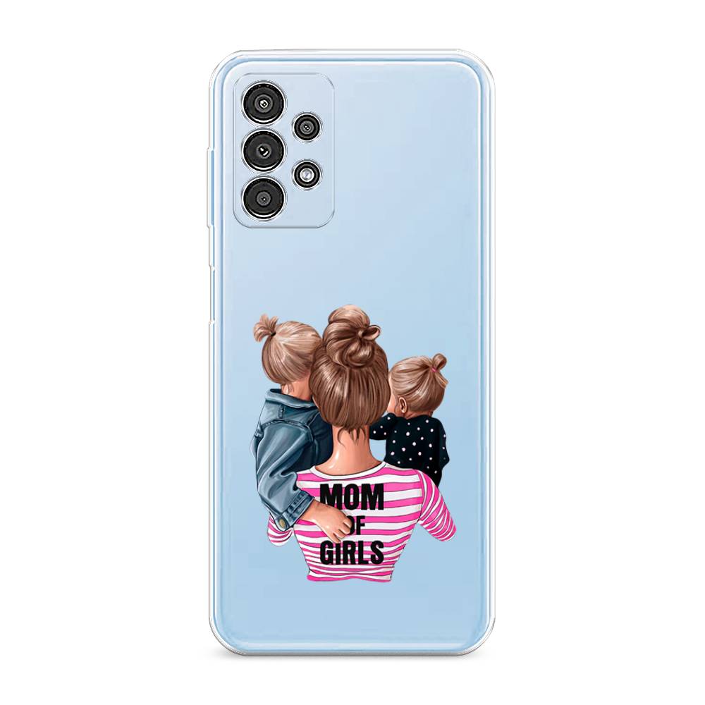 

Чехол Awog на Samsung Galaxy A13 / Самсунг A13 "Mom of Girls", Синий;розовый;черный, 2104850-6