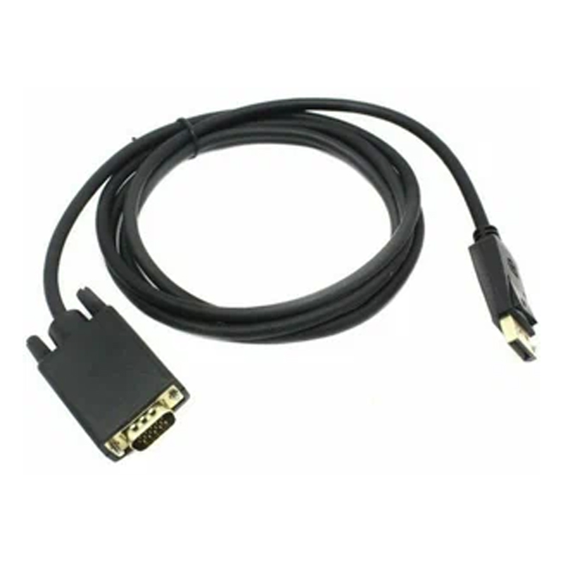 

Кабель ExeGate Display port - VGA вилка-вилка 1.8м (EX284914RUS) черный