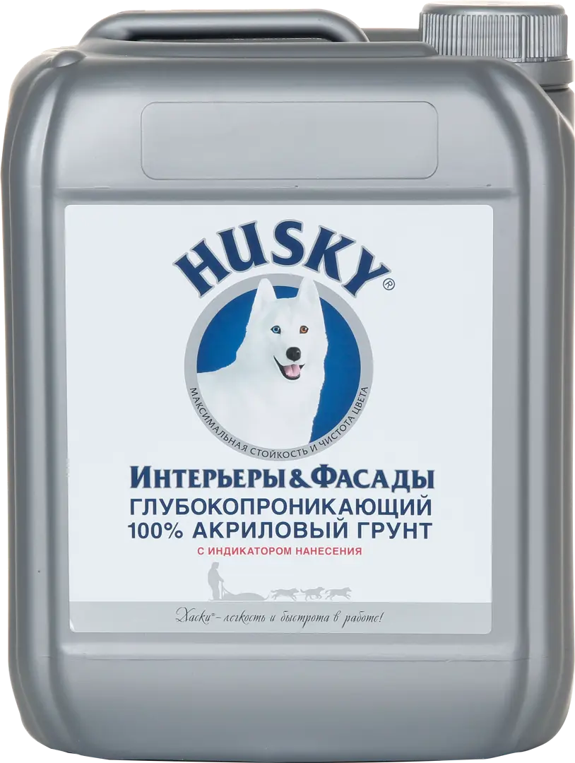 Грунтовка акриловая Husky для внешних и внутренних работ 5 л 1768₽