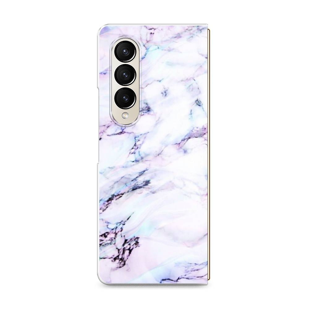 

Чехол на Samsung Galaxy Z Fold 4 "Радужный мрамор", Серый;фиолетовый, 2106950-3
