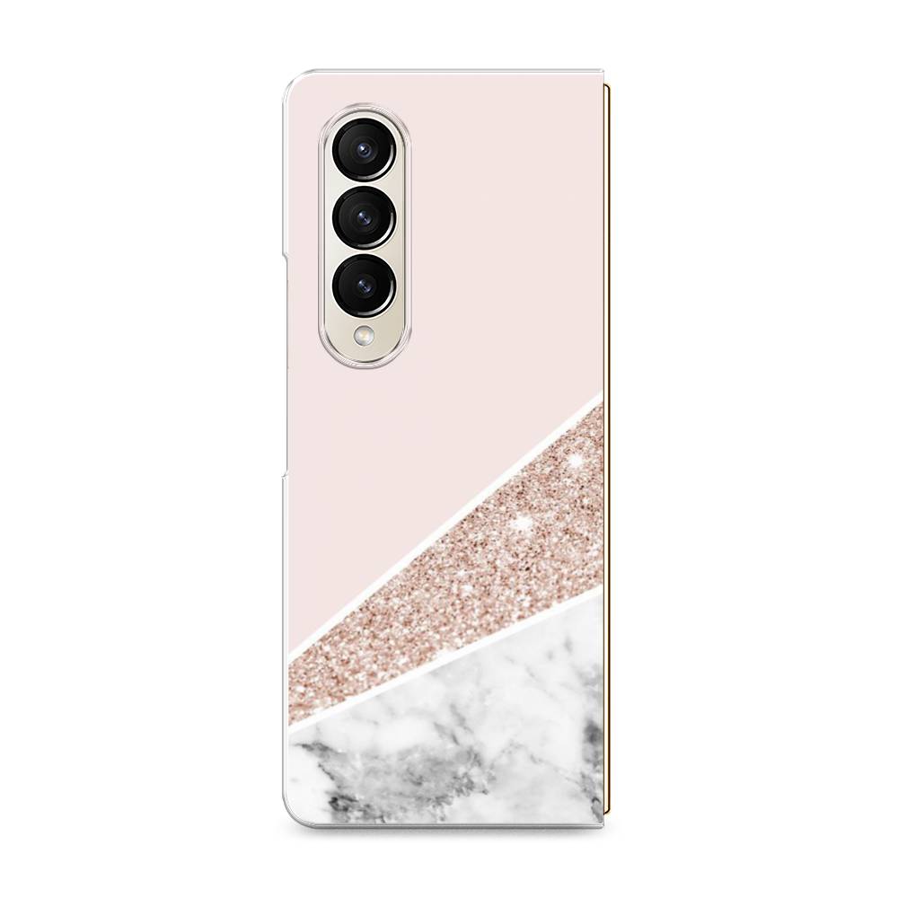 

Чехол на Samsung Galaxy Z Fold 4 "Блестящий розовый мрамор", 2106950-3