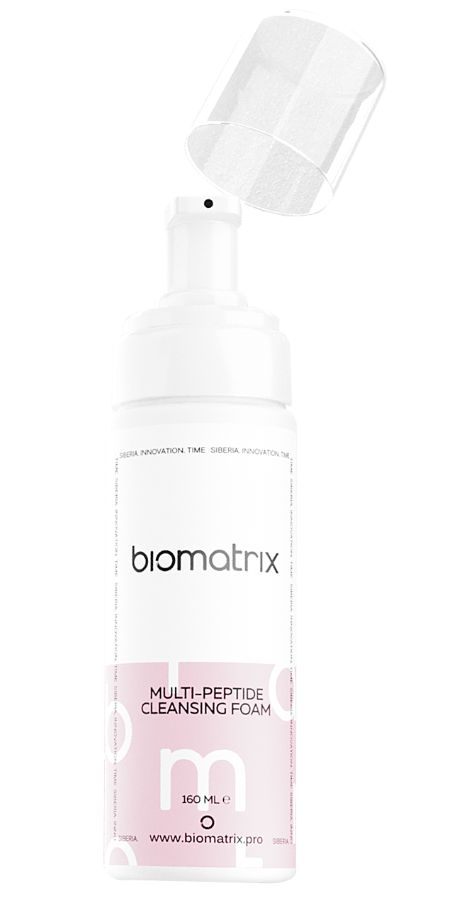 фото Пенка мультипептидная очищающая biomatrix multi-peptide cleansing foam 160 мл