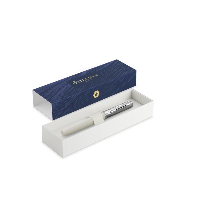 

Ручка перьевая Waterman ALLURE DELUXE WHITE, 0,7 мм (F), белый корпус, подар/упак 2174511