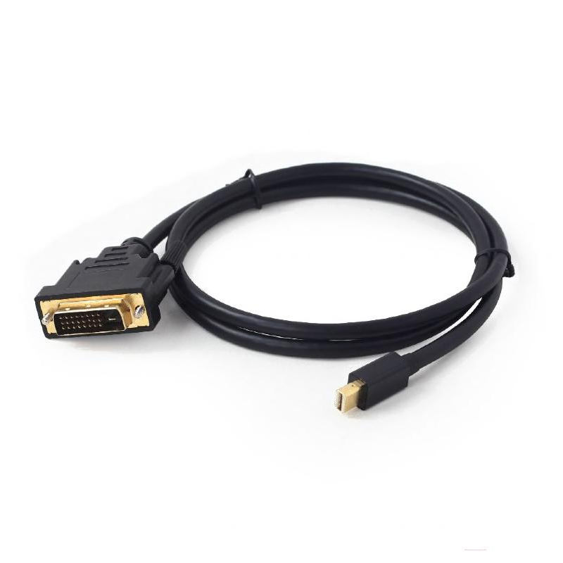 

Патч-корд Gembird Mini DisplayPort-DVI вилка-вилка 1.8м (CC-mDPM-DVIM-6) черный