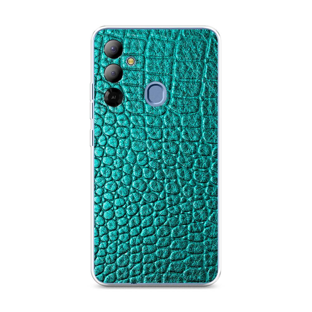 

Чехол Awog на Tecno Pop 6 Go "Бирюзовая змея", 302950-3