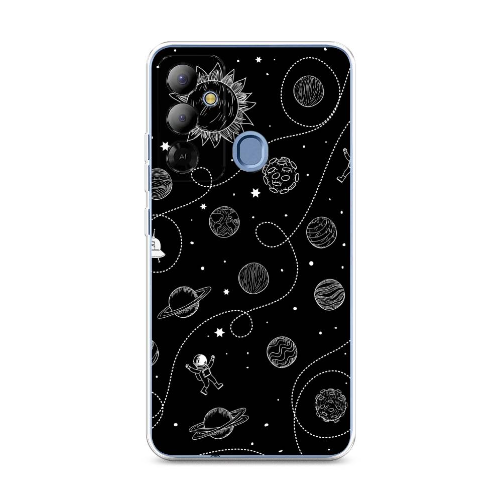 

Чехол Awog на Tecno Pop 6 Go "В невесомости", Бежевый, 302950-4