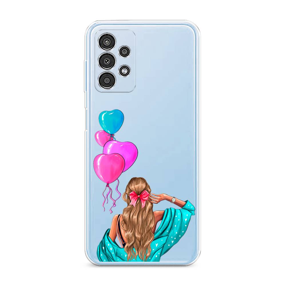 

Чехол Awog на Samsung Galaxy A13 / Самсунг A13 "День Рождения", Голубой;розовый;бежевый, 2104850-7
