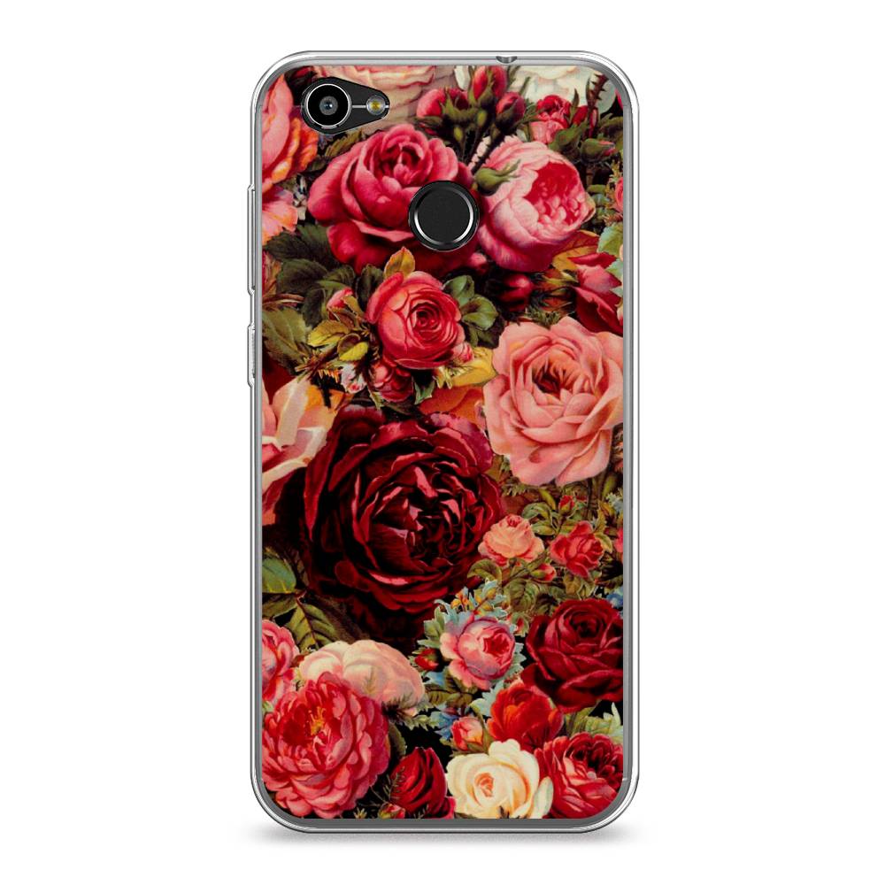

Чехол Awog на ZTE Blade A6 / ЗТЕ Блэйд A6 "Розы винтажные", 132350-8