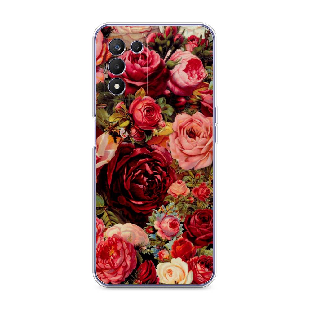 

Чехол Awog "Розы винтажные" для Realme Q3s, 257950-8