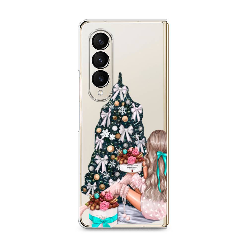 

Чехол на Samsung Galaxy Z Fold 4 "New Year", Зеленый;бежевый;голубой, 2106950-5