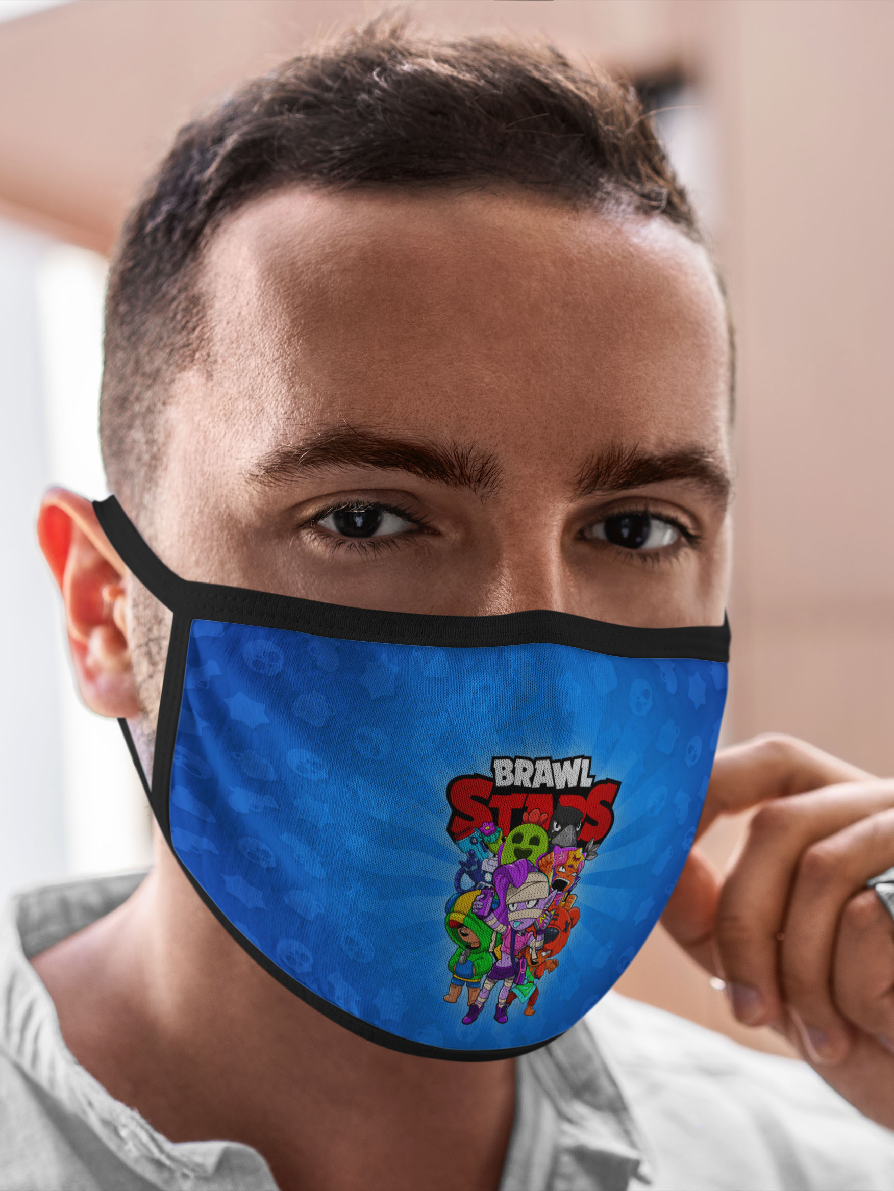 

Многоразовая маска унисекс Burnettie Brawl Stars, Разноцветный, Brawl Stars